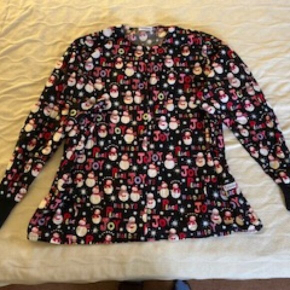 UA Scrub Holiday Jacket Plus Size - Picture 1 of 3